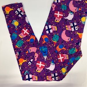 LuLaRoe Birthday Leggings. One Size 0-10.